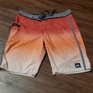 Quiksilver Orange to Cream Gradient Men's Boardshorts